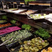 The buffet (half of it) at RizRaz - Kannikestraede in Copenhagen