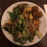 Buffet plate at RizRaz - Kannikestraede in Copenhagen