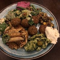 Veggie buffet  at RizRaz - Kannikestraede in Copenhagen