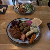 Lots of vegan options! at RizRaz - Kannikestraede in Copenhagen