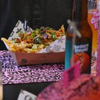 Loaded fries at Vegan Junk Food Bar - Eastside in Amsterdam