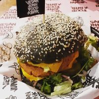 Vegan Notorious Burger at Vegan Junk Food Bar - Eastside in Amsterdam