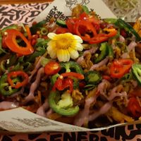 Sweet potato kapsalon at Vegan Junk Food Bar - Eastside in Amsterdam