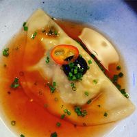 Squash dumpling. at Pobrecito in Helsinki