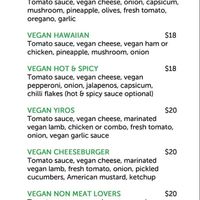 Now has a larger vegan pizza selection  at Mamma Mia Pizzeria in Gawler