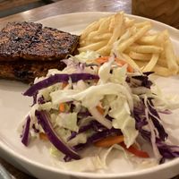 Sticky ribs tempe  at Tigerlillys in Lembongan