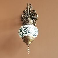 Beautiful lamps at King O Falafel in Kissimmee