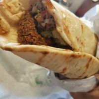 falafel pita ask without sauce at King O Falafel in Kissimmee