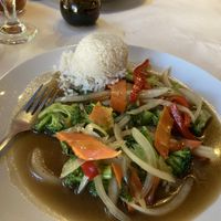 My delicious lunch at Lek's Railroad Thai in Montgomery