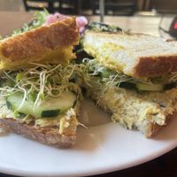 Artichoke melt  at Broadfork Cafe in Seattle