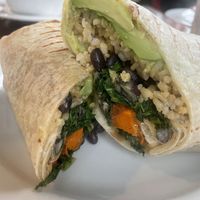 Veggie kick burrito— not much kick  at Broadfork Cafe in Seattle