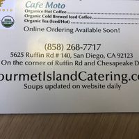 They cater and deliver!! at Gourmet Island in San Diego