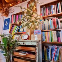 Inside space at Sullaluna in Venice