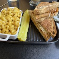 Reuben with Mac N Cheese side dish   at Birch Bark Eatery in Glen Falls