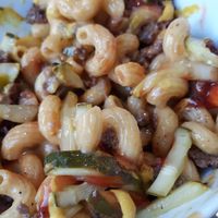 Cheeseburger Mac & Cheese at Birch Bark Eatery in Glen Falls