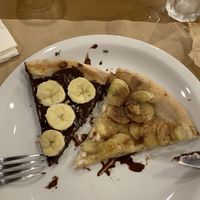 Sweet pizzas  at Fratelli Basilico in Sao Paulo