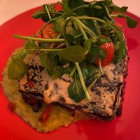 Vegan lasagne  at Mark & Vinny's Spaghetti & Spritz in Surry Hills