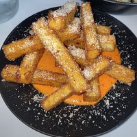 Truffle Polenta Chips #Veganuary at Mark & Vinny's Spaghetti & Spritz in Surry Hills