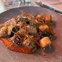 Vegan gnocchi with mushrooms   at Mark & Vinny's Spaghetti & Spritz in Surry Hills