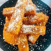 Truffle Polenta Chips  at Mark & Vinny's Spaghetti & Spritz in Surry Hills