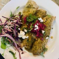 Jackfruit enchiladas   at The Hungry Mexican in Dublin