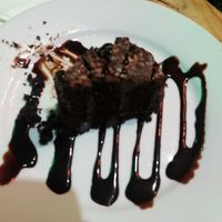 Vegan chocolate cake at The Hungry Mexican in Dublin