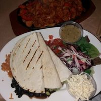 Vegan fajitas at The Hungry Mexican in Dublin