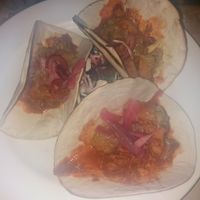 Jack fruit tacos at The Hungry Mexican in Dublin
