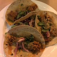 Jackfruit tacos (gf corn tortillas) at The Hungry Mexican in Dublin