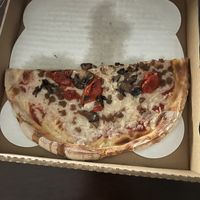 Sorry only half left for picture. Crust was delicious    at Flour & Barley in Las Vegas