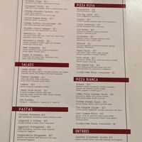 Menu at Flour & Barley in Las Vegas