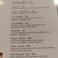 Vegan pizza at Flour & Barley in Las Vegas