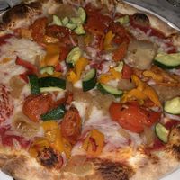 Built my own with vegan cheese and veggies  at Flour & Barley in Las Vegas