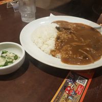 Mushroom curry with okra and yam at CoCo Ichibanya - JR Akihabara in Tokyo