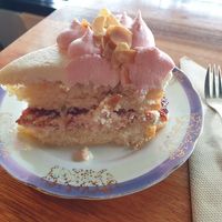 Amaretto Victoria Sponge cake $7.00 at Ruby Lonesome in Petersham