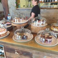 Cake display at Ruby Lonesome in Petersham