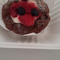 Choc muffin at Ruby Lonesome in Petersham