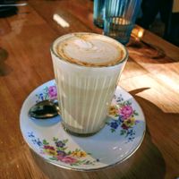 Soy latte at Ruby Lonesome in Petersham