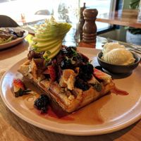 Waffles at Ruby Lonesome in Petersham