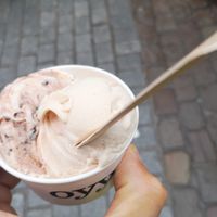 Vegan ice cream at Oyya in Bruges