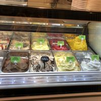 The vegan counter   at Oyya in Bruges