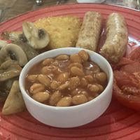 Vegan breakfast that comes with toast and avocados   at Mango Cafe in Mijas