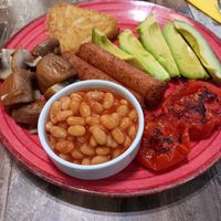 Vegan breakfast at Mango Cafe in Mijas