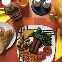 Superb vegan breakfast  at Mango Cafe in Mijas