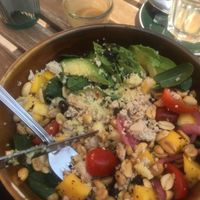 Sorry already started eating….delicious bowl. (I think balance bowl) at Blackbird in Bruges