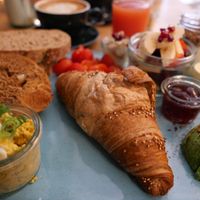 I mean is this breakfast heaven on a plate or what! at Blackbird in Bruges