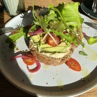 Toast avocado at Blackbird in Bruges