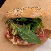 Blackbird bagel at Blackbird in Bruges