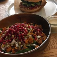 Balance Bowl and a bagel  at Blackbird in Bruges