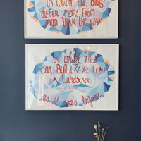 A piece of wisdom  at Blackbird in Bruges